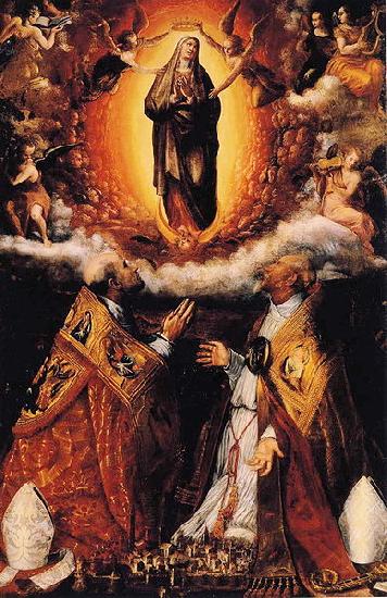 FONTANA, Lavinia Assumption of the Virgin oil painting image